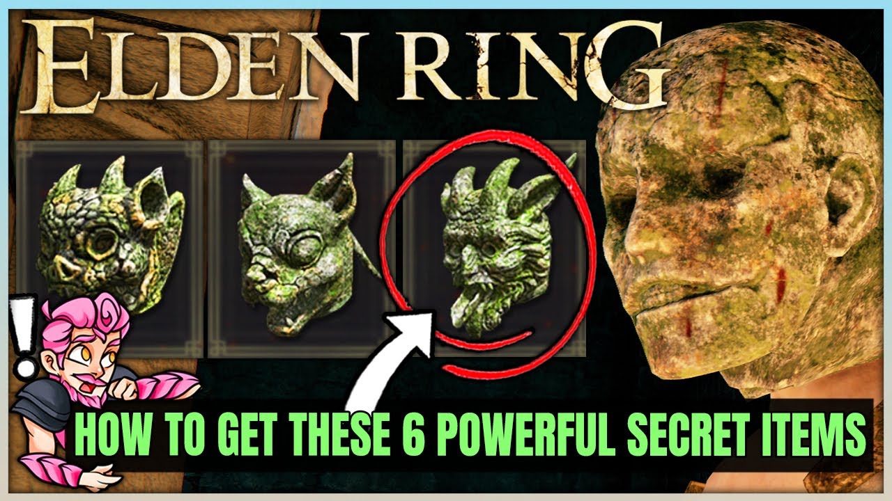 The 6 RARE POWERFUL Stat Boosting Secret Items That Make Elden Ring Easy - All Imp Helmet Location!