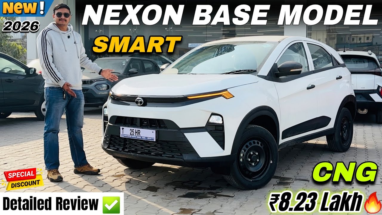 2026 New Tata Nexon Smart CNG Detailed Review ✅ | Tata Nexon CNG Base Model New Price & Features 🔥