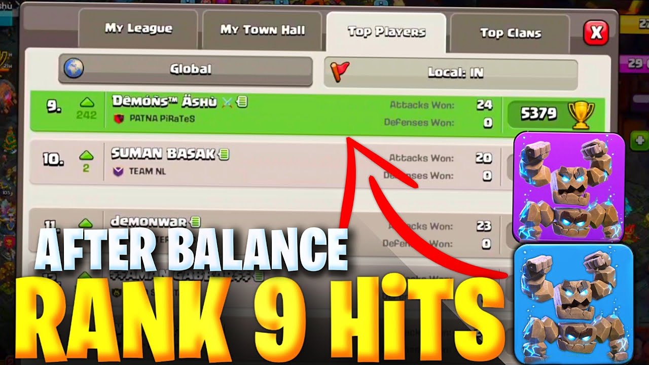AFTER NEW BALANCE CHANGES - TRY THIS SUPER STRONG TH18 ATTACK STRATEGY 