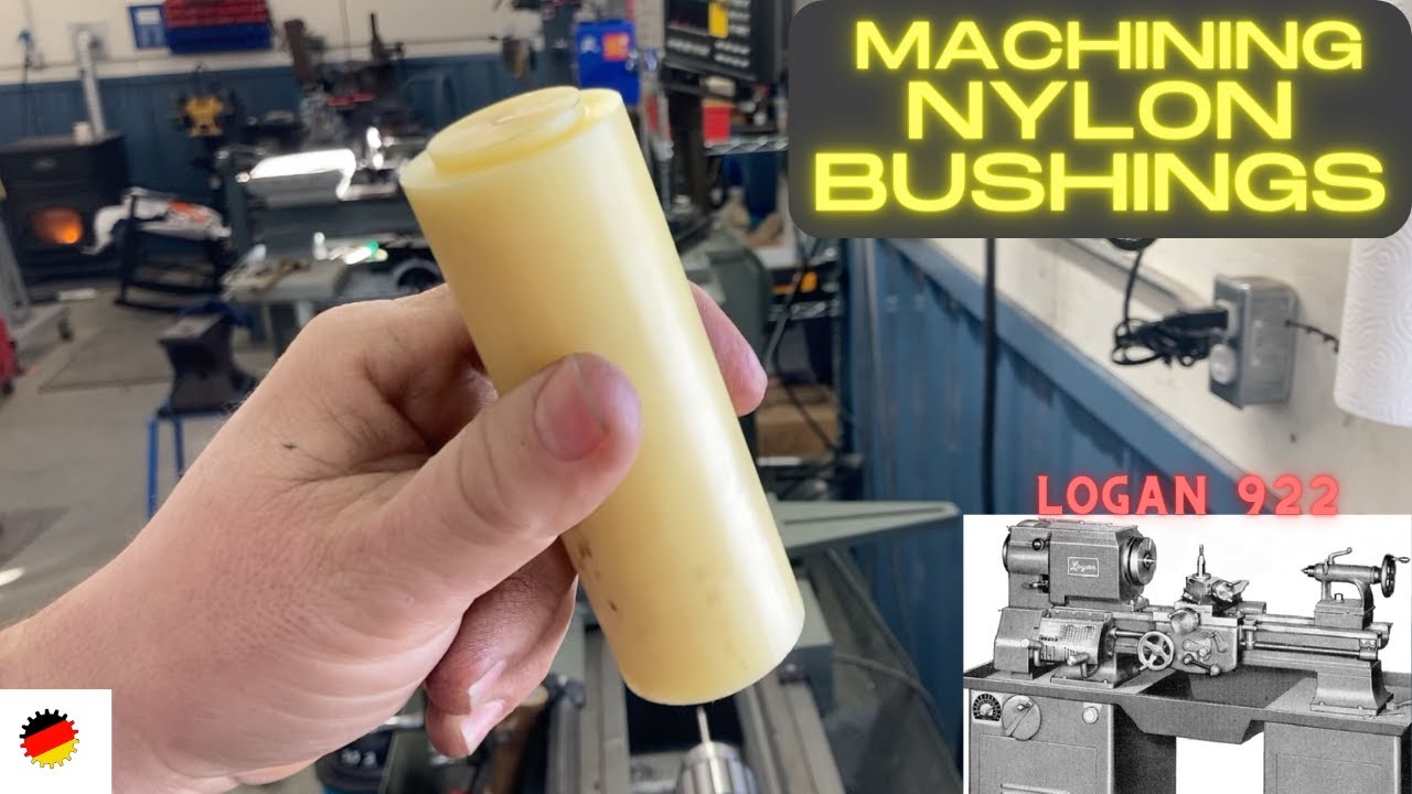 Machining Nylon Bushings in the Logan 6560 Lathe
