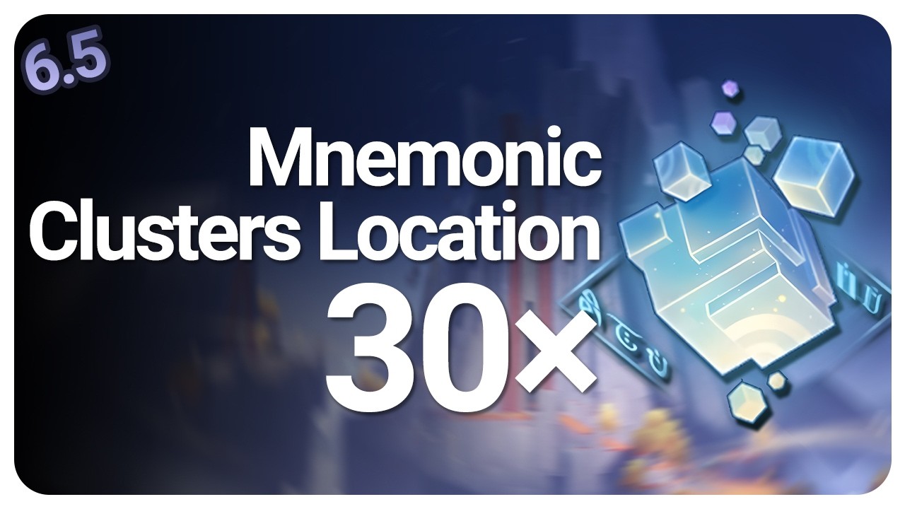All 30 Mnemonic Clusters in Temple of Space 6.5 | Genshin Impact Luna VI
