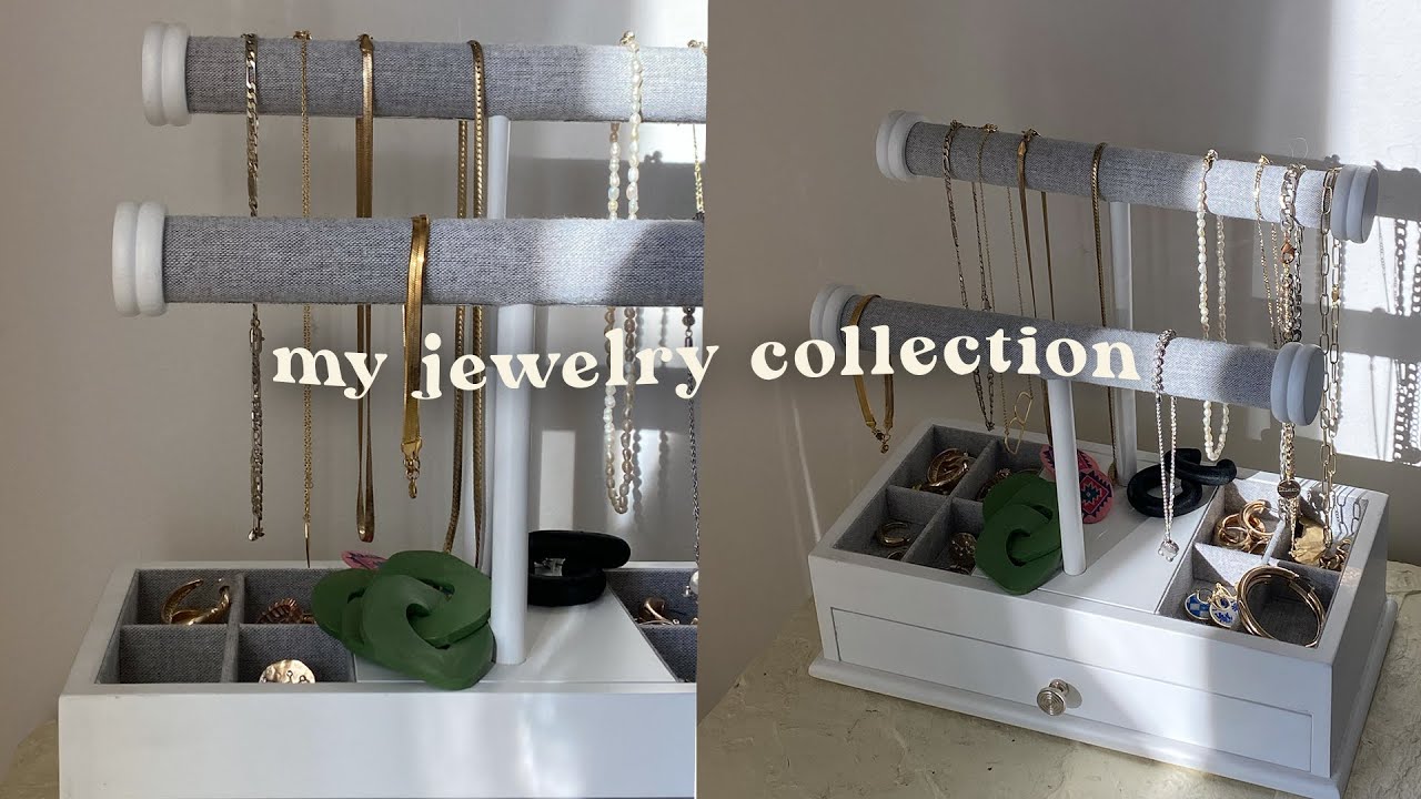 my jewelry collection&mdash; everyday gold rings, necklaces, & earrings (2021)