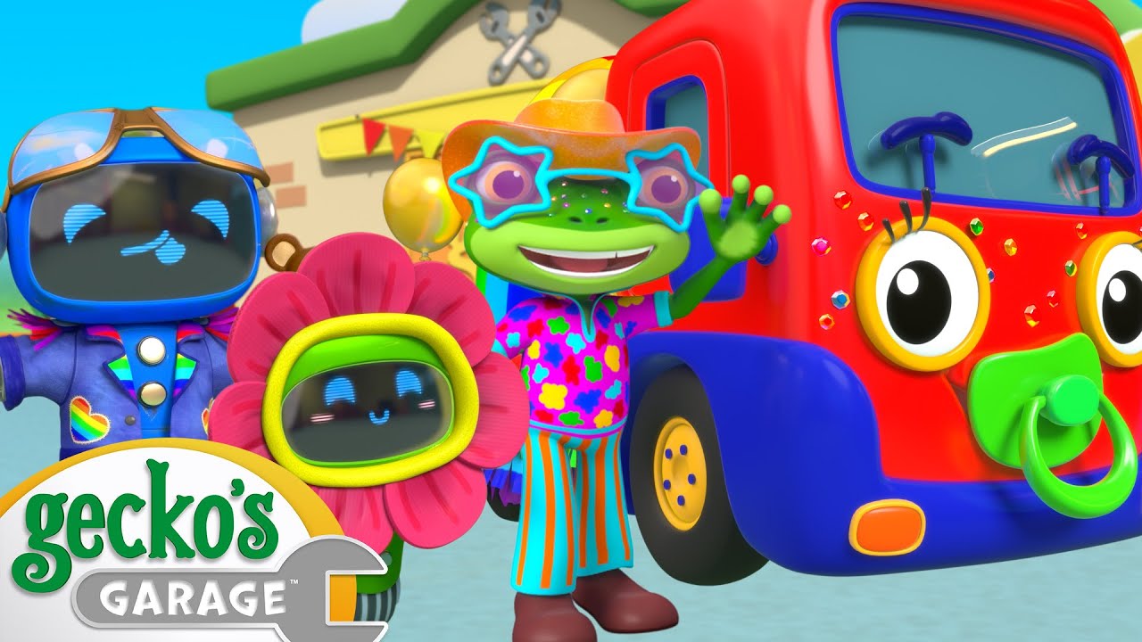 Fabulous Carnival Celebration! 🌈| Gecko's Garage 🚚 | Cartoons For Kids | Toddler Fun Learning