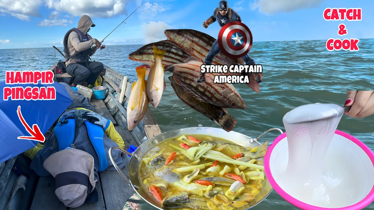 MELEWATI SUNGAI BUAYA‼️Mancing Pinggiran Cari Lauk Pappeda Kuah Kuning