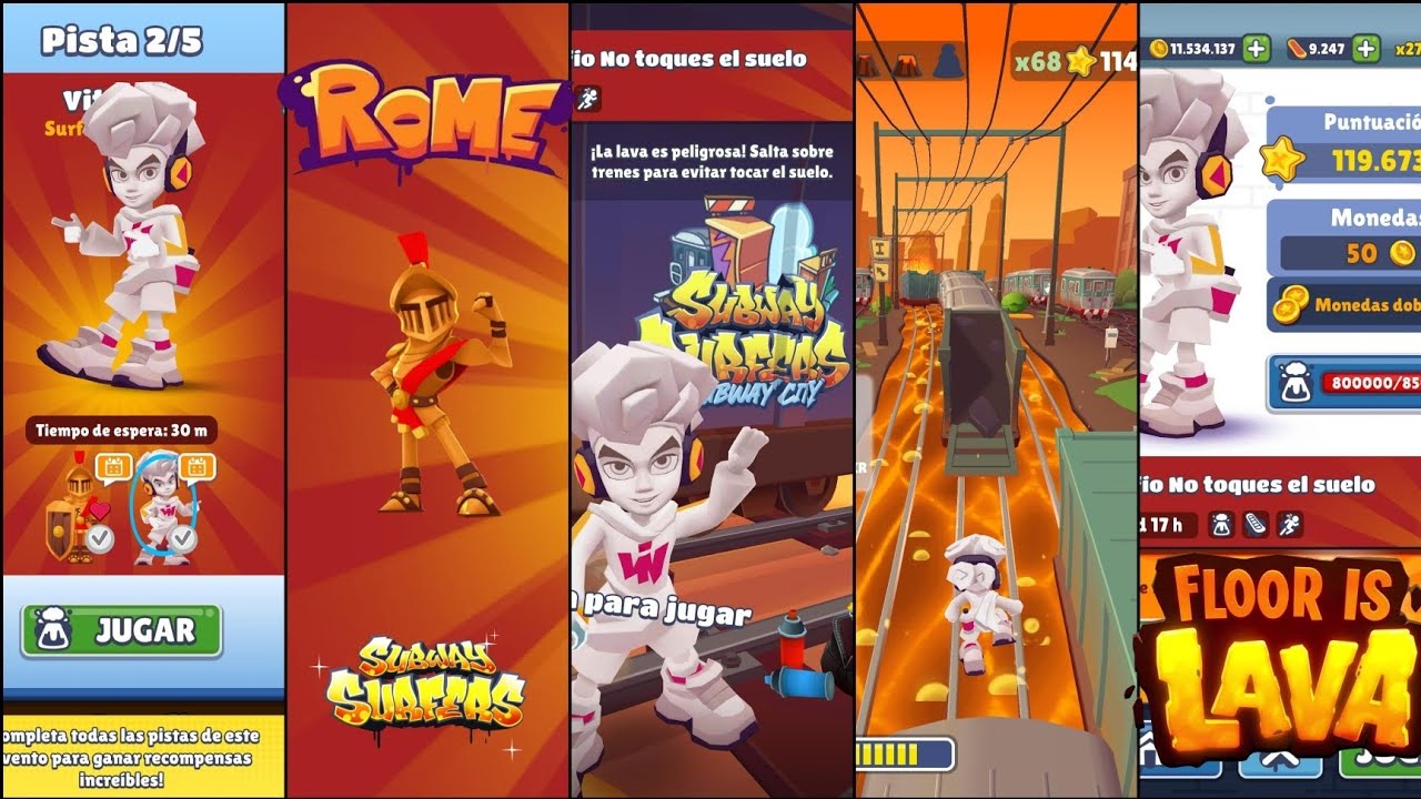 NEW Vittorio Character! Floor Is Lava Challenge | Subway Surfers Rome 2026