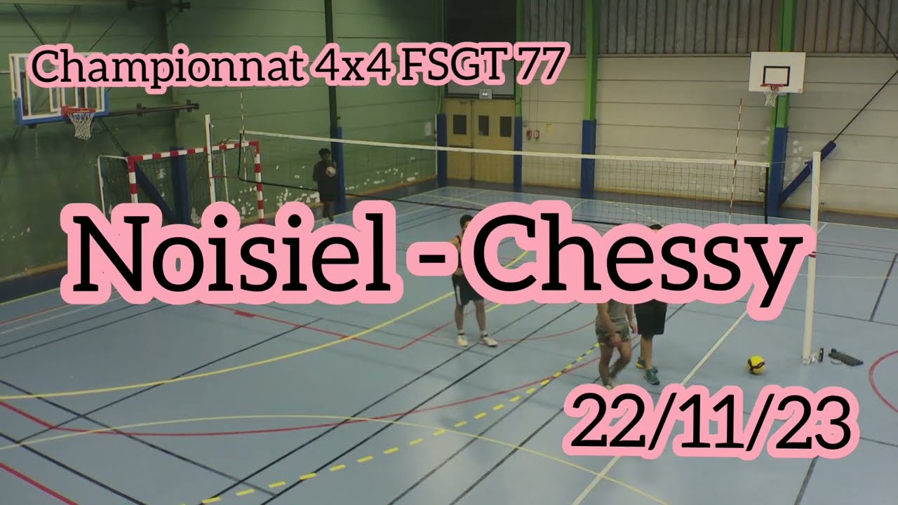 QVDT 🏐 Noisiel - Chessy (22/11/23) #volleyball 4x4 FSGT