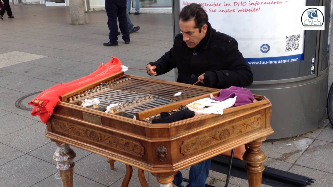 Amazing street musician | Hungarian cimbalom