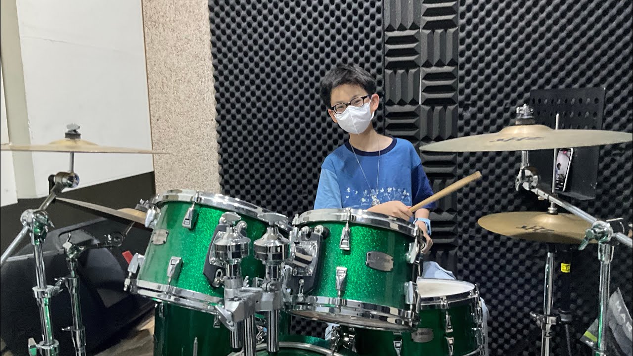 李发发-【偷偷長大的孩子啊】DRUM COVER BY炘爺SE爵士鼓
