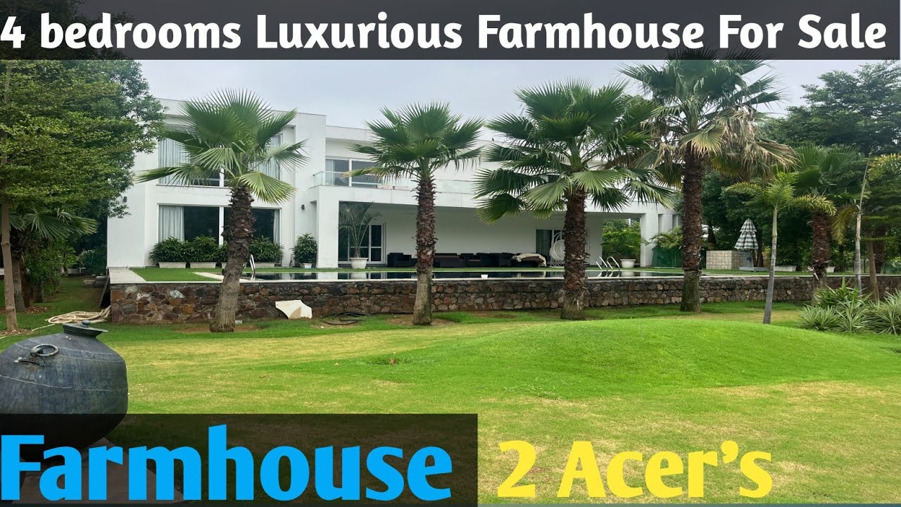 Area 2 Acres 4BHK Luxurious Farmhouse For Sale | vatika westin Sohna gurugram