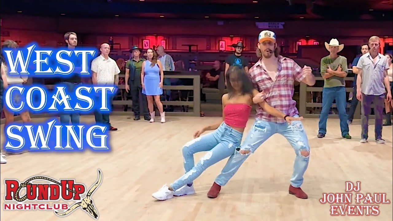 🔄 Double Dip Flip 🔄  - West Coast Swing with JohnPaul and Jess at Round Up Nightclub