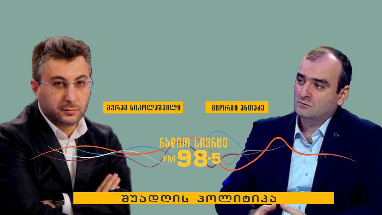 გიორგი ანთაძე სტუმრად გადაცემაში 1შუადღის პოლიტიკა“