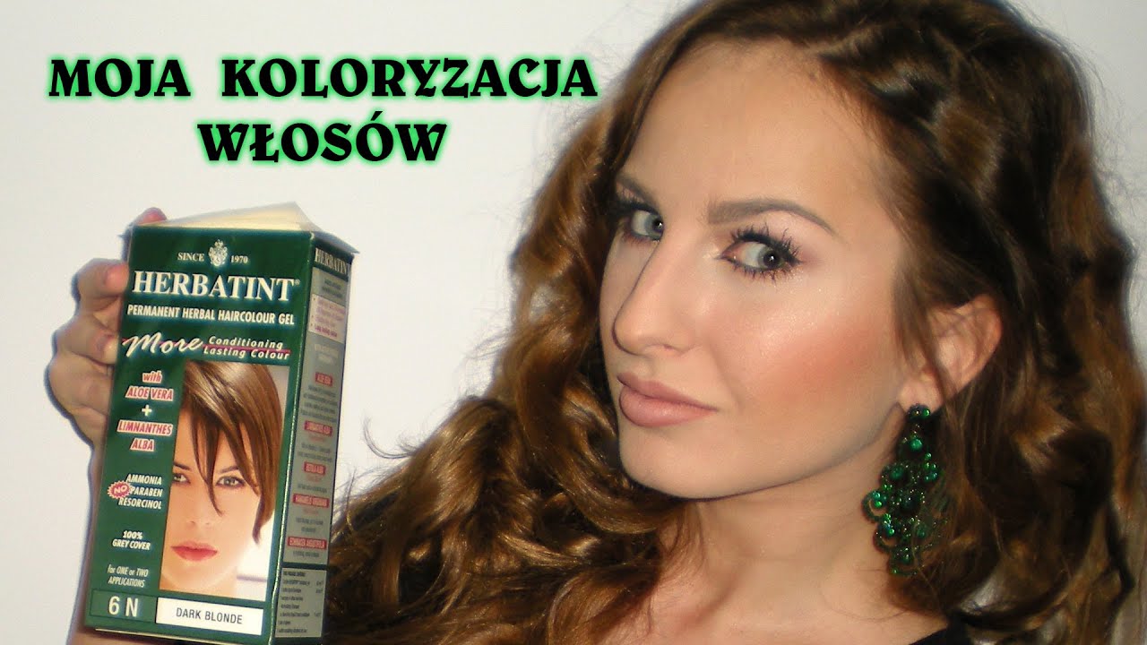 Najmniej szkodliwe farby do włosów / delikatniejsza koloryzacja • Herbatint 6N Ciemny blond