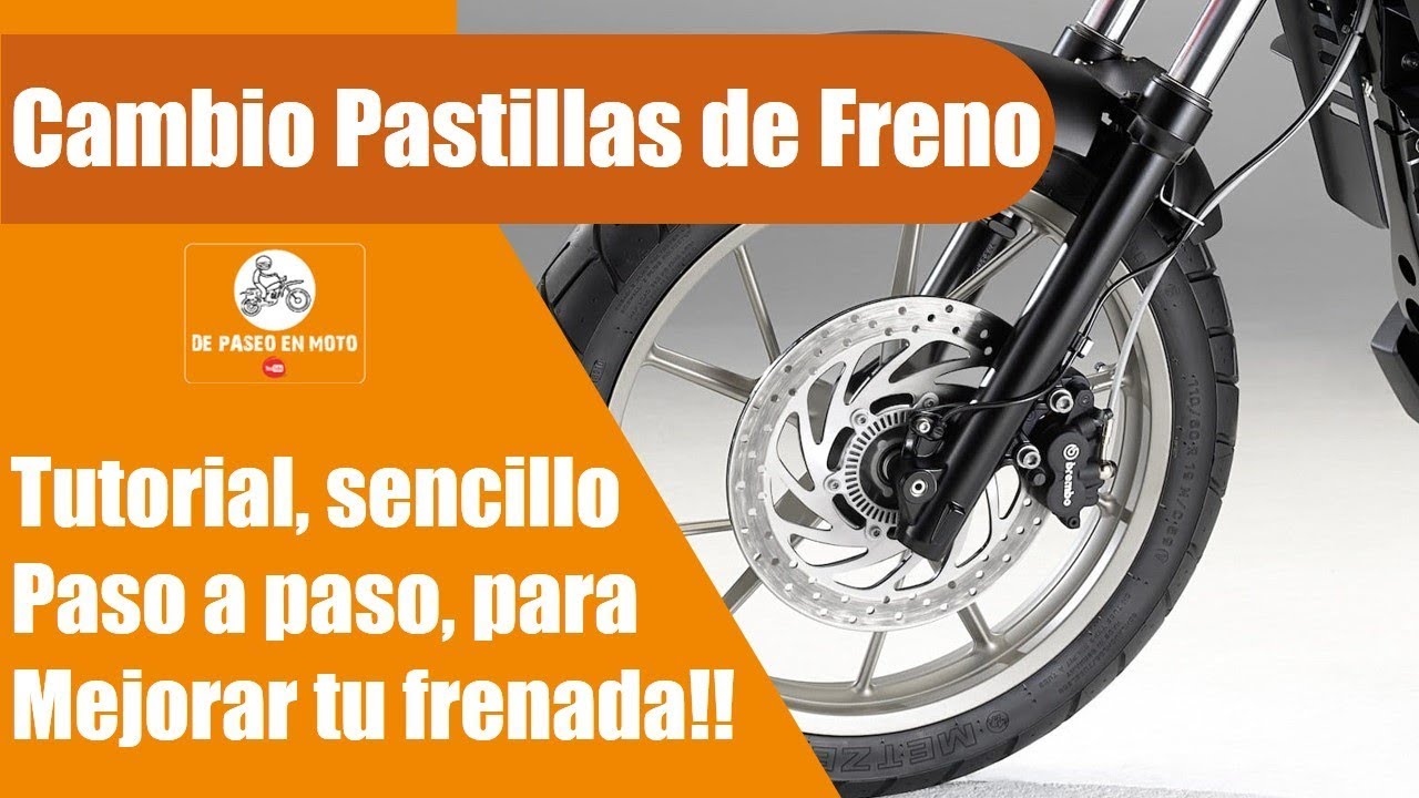 Como cambiar las Pastillas de Freno delantero de Moto (cualquier moto) #G650GS - De Paseo en Moto