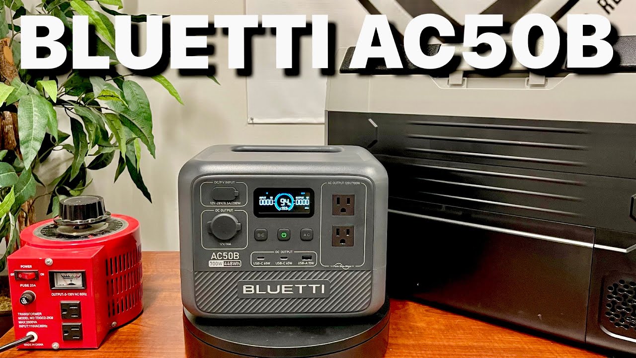 BLUETTI AC50B — лучшая портативная электростанция для кемпинга и пикников