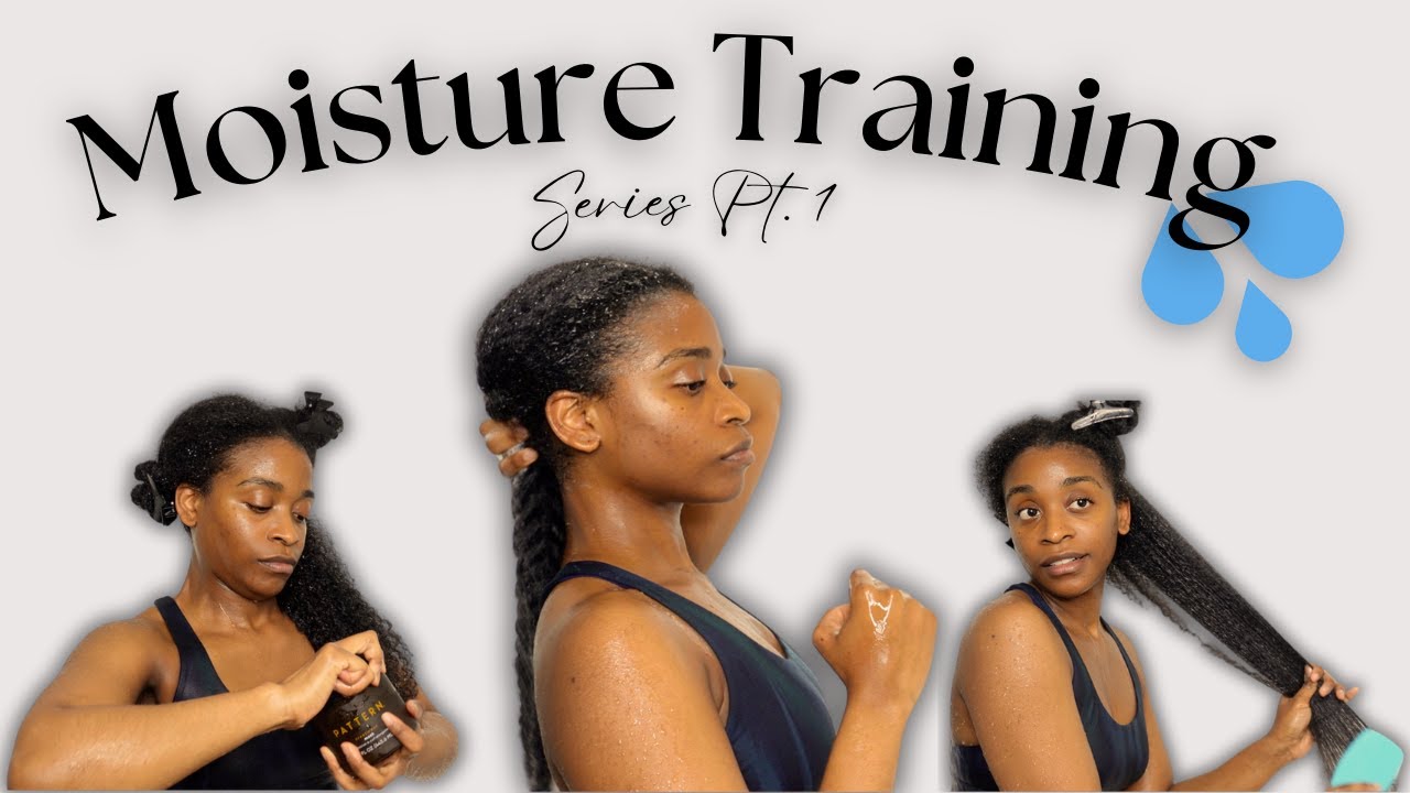 WASH DAY ROUTINE | How To Moisture Train Low Porosity Natural Hair | 💦 Moisture Training Series pt1💦