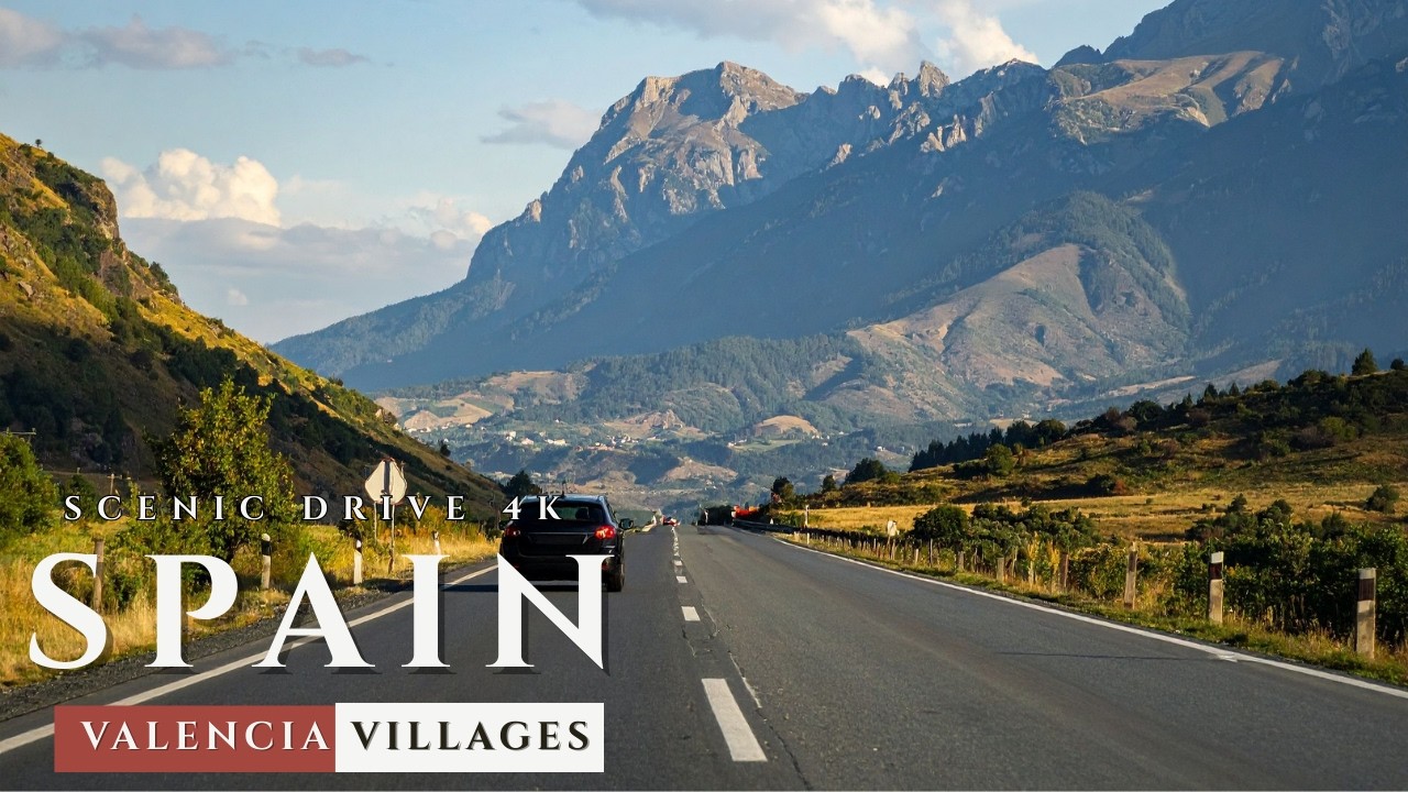 Scenic Drive Through Spanish Villages 🇪🇸 | Spanish Music | 4K