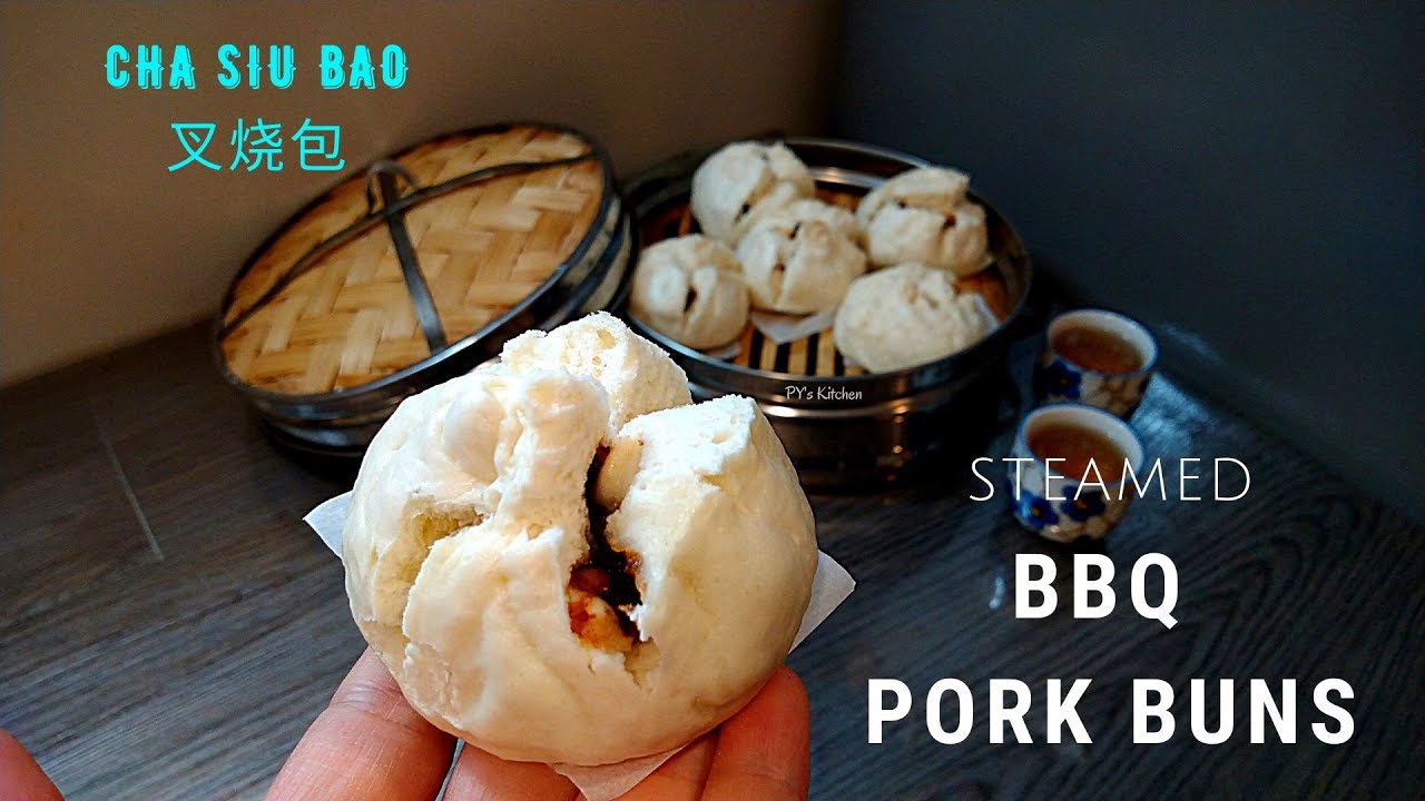 Cracked Barbeque Pork Buns -  Char Siu Bao 叉烧包 With Juicy Filling