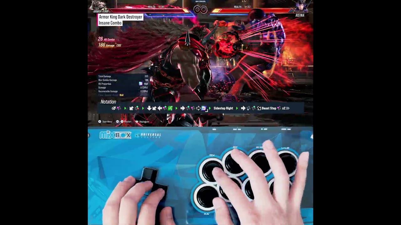 Armor King 212 DAMAGE Combo | Mixbox 💀 