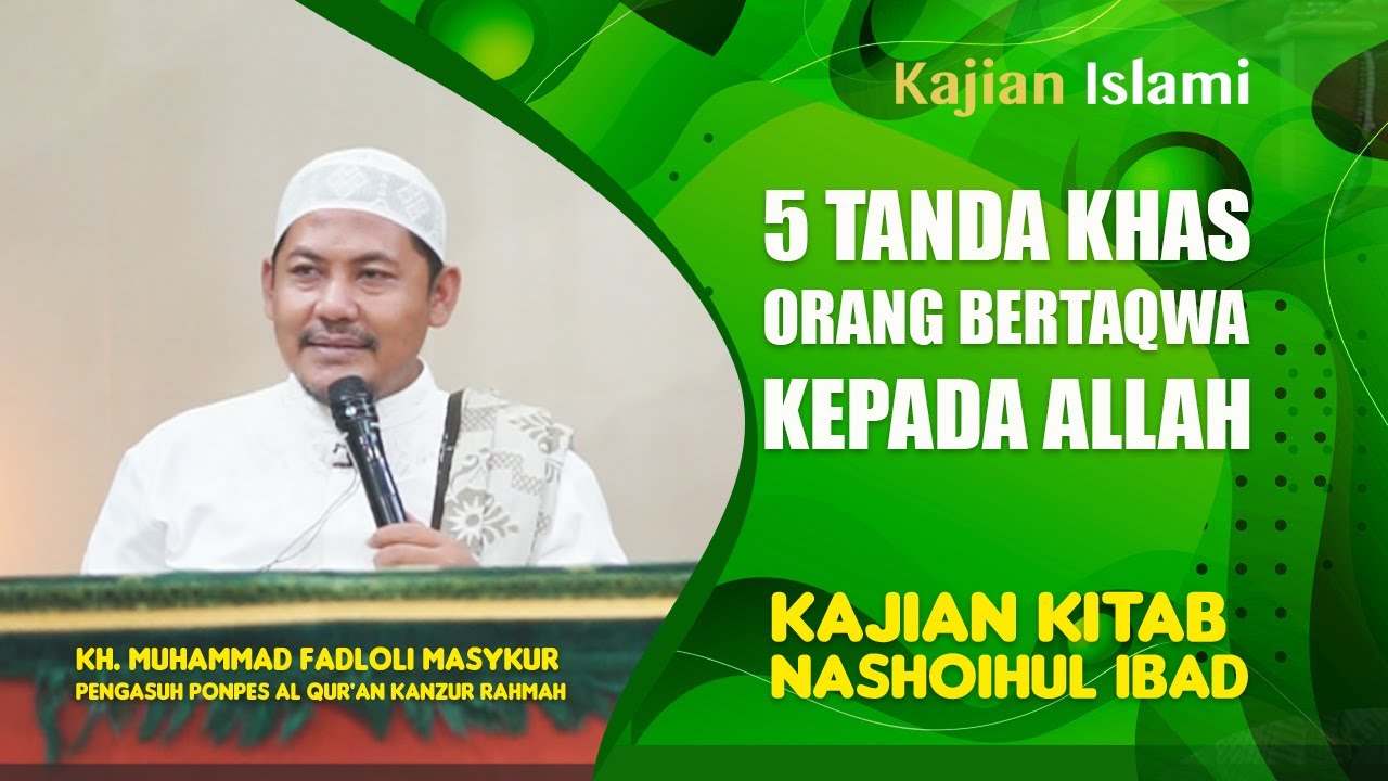 Kajian Kitab Nashoihul Ibad 