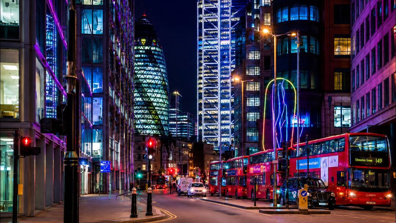 Immersive City Ambience- Liverpool Street London | London Walking Tour 4K HDR