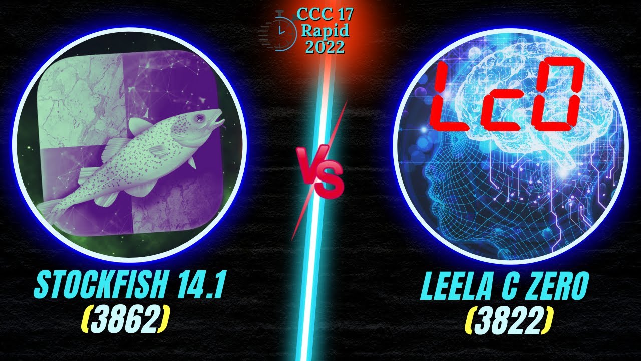 Stockfish 14.1 vs Leela || Amazing Tactical Battle || CCC 17 Rapid: Semifinals