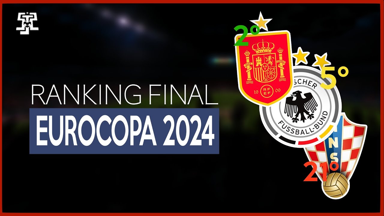 El RANKING FINAL de las 24 SELECCIONES de la EUROCOPA 2024
