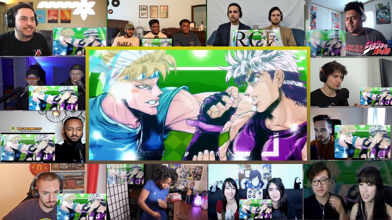 JoJo's Bizarre Adventure Opening 2 Reaction Mashup!!!