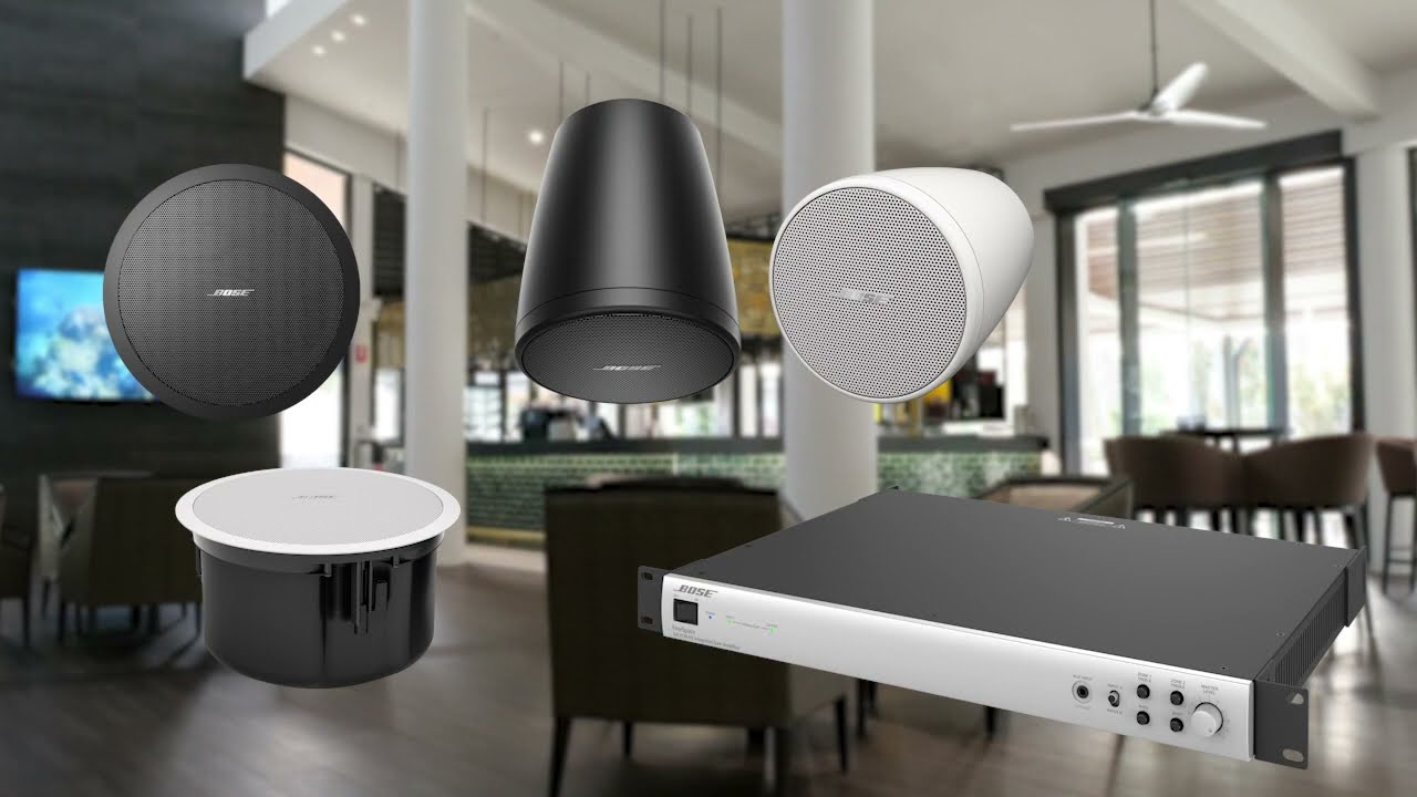 Bose IZA190-HZアンプを使用したBGMシステムの接続と設定方法