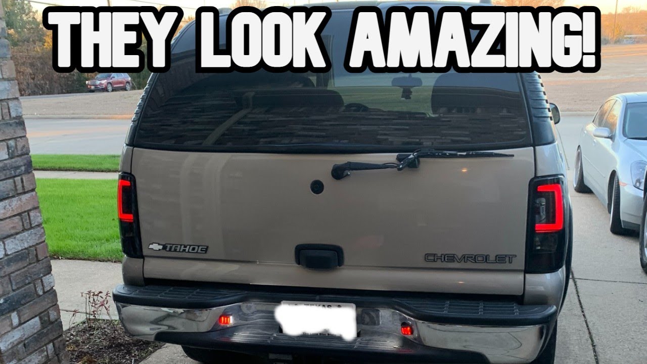 04 Tahoe Spec D Tuning LED Tail Lights Install & Review