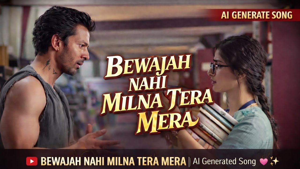 BEWAJAH NAHI MILNA TERA MERA | AI Generated Song | Romantic Love Story 💕