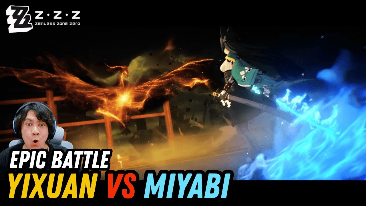 Hoyo Menyala! Absolute Cinema! Epic Battle YIXUAN vs MIYABI - Zenless Zone Zero Ditusi
