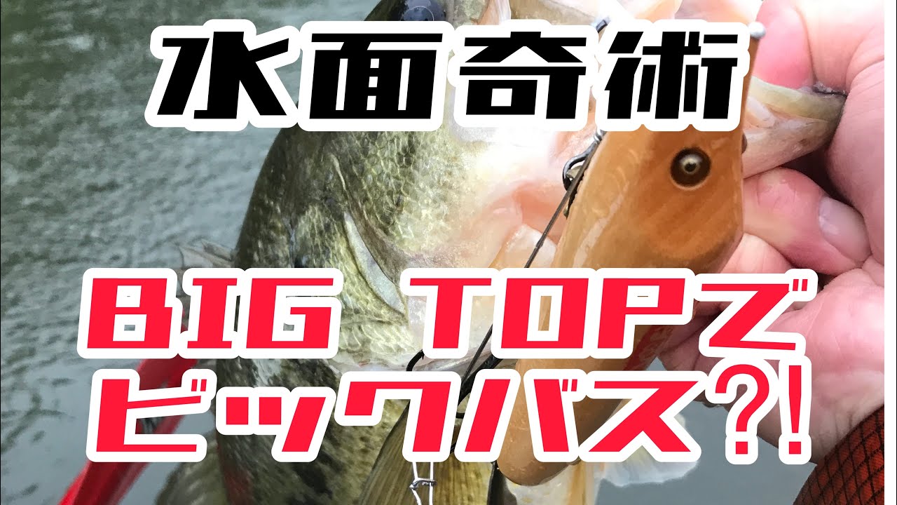 水面奇術 #182 BIG TOPでビックバス⁉