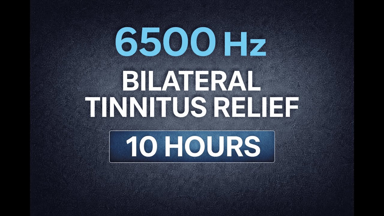 Mid-High Pitch Bilateral Tinnitus – 6.5 kHz Filtered Noise (10 Hours)