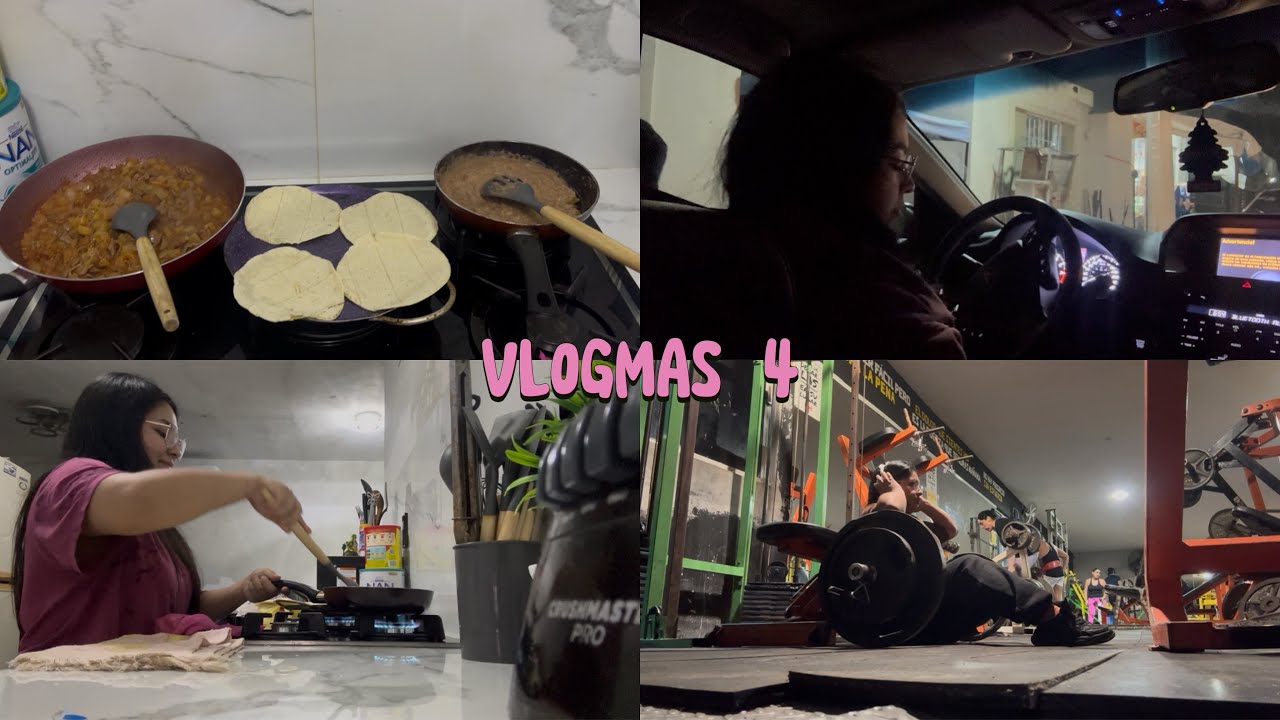 VLOGMAS #4 | MAMÁ de 3 niños siendo PRODUCTIVA 💪 gym - Limpieza y Más