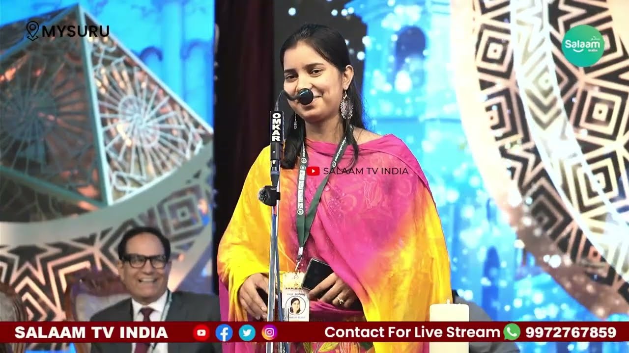 Himanshi Babra | Dasara Mushaira 2025 Mysore | Urdu Poetry Night
