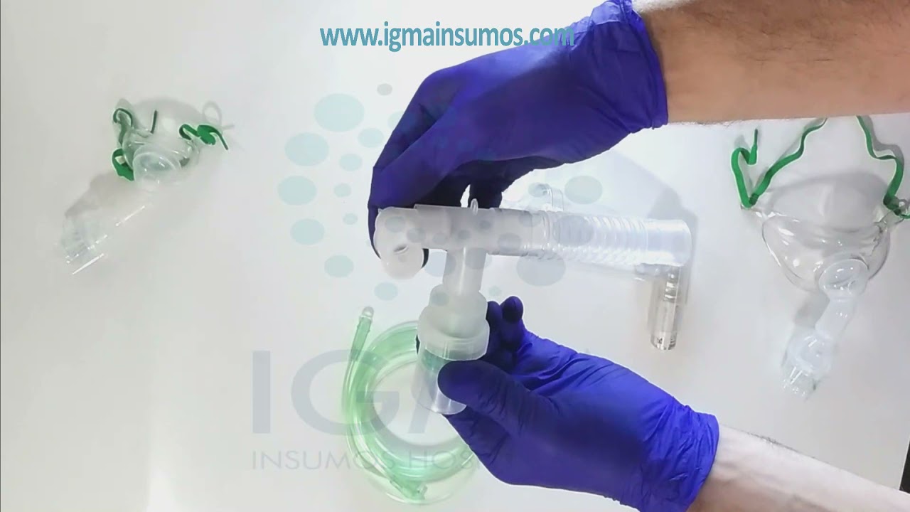 Nebulizador y aerocamara para traqueostomía