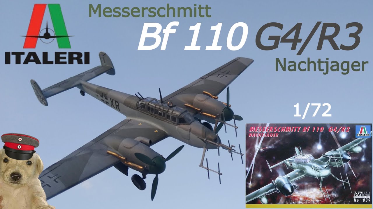 Italeri Messerschmitt Bf 110 G4/R3 Nachtjager 1/72