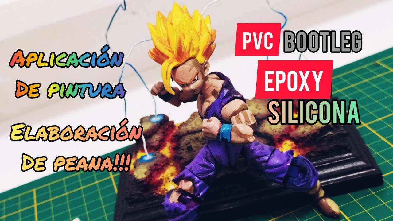 COMO ARTICULAR UNA FIGURA DE DRAGON BALL parte 2 (PVC Bootleg)