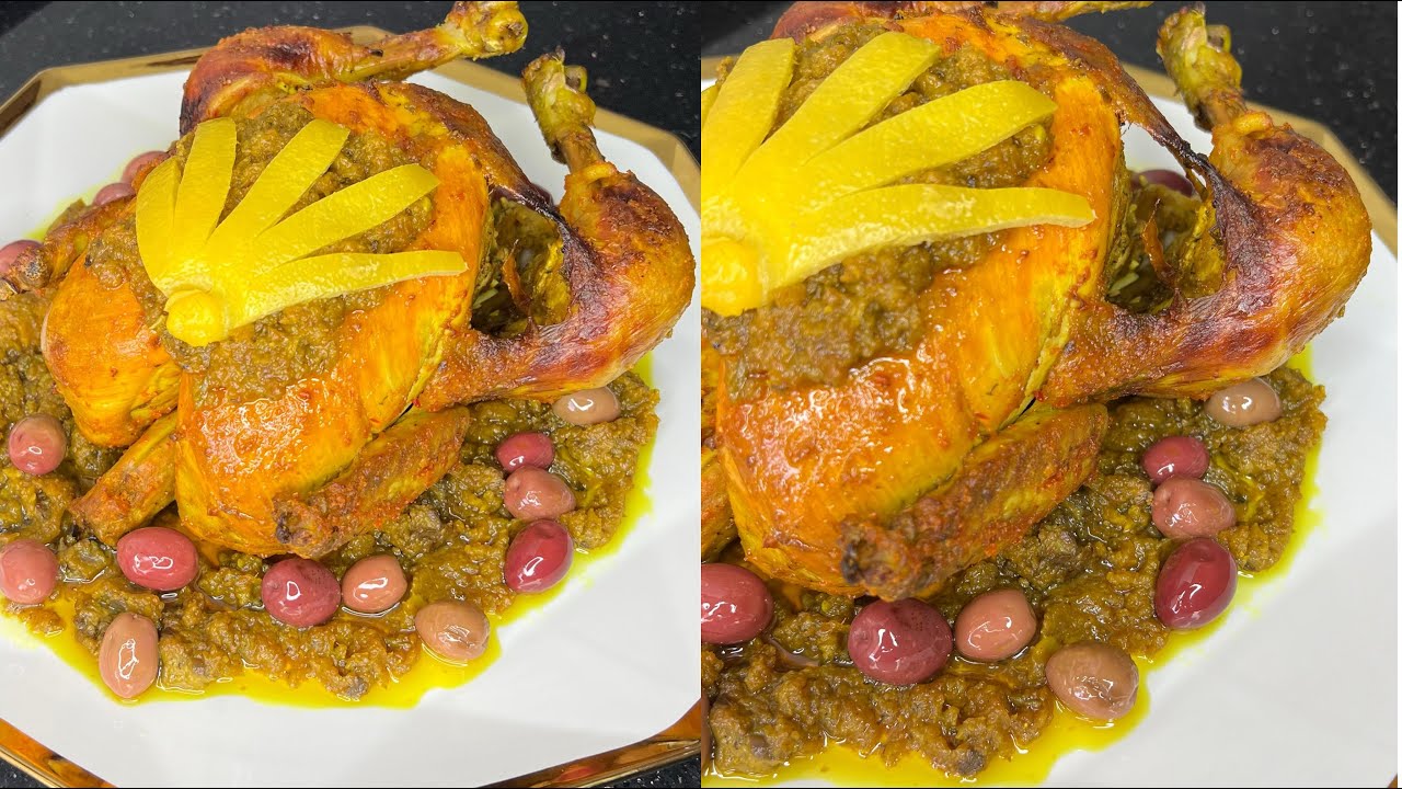 الذ دجاجة محمرة و مدغمرة كدوب في الفم دوبان 😋