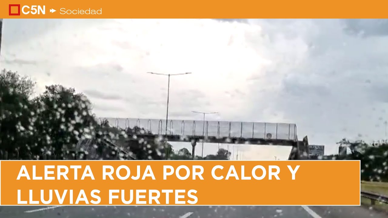 Fuertes LLUVIAS y CALOR en el AMBA