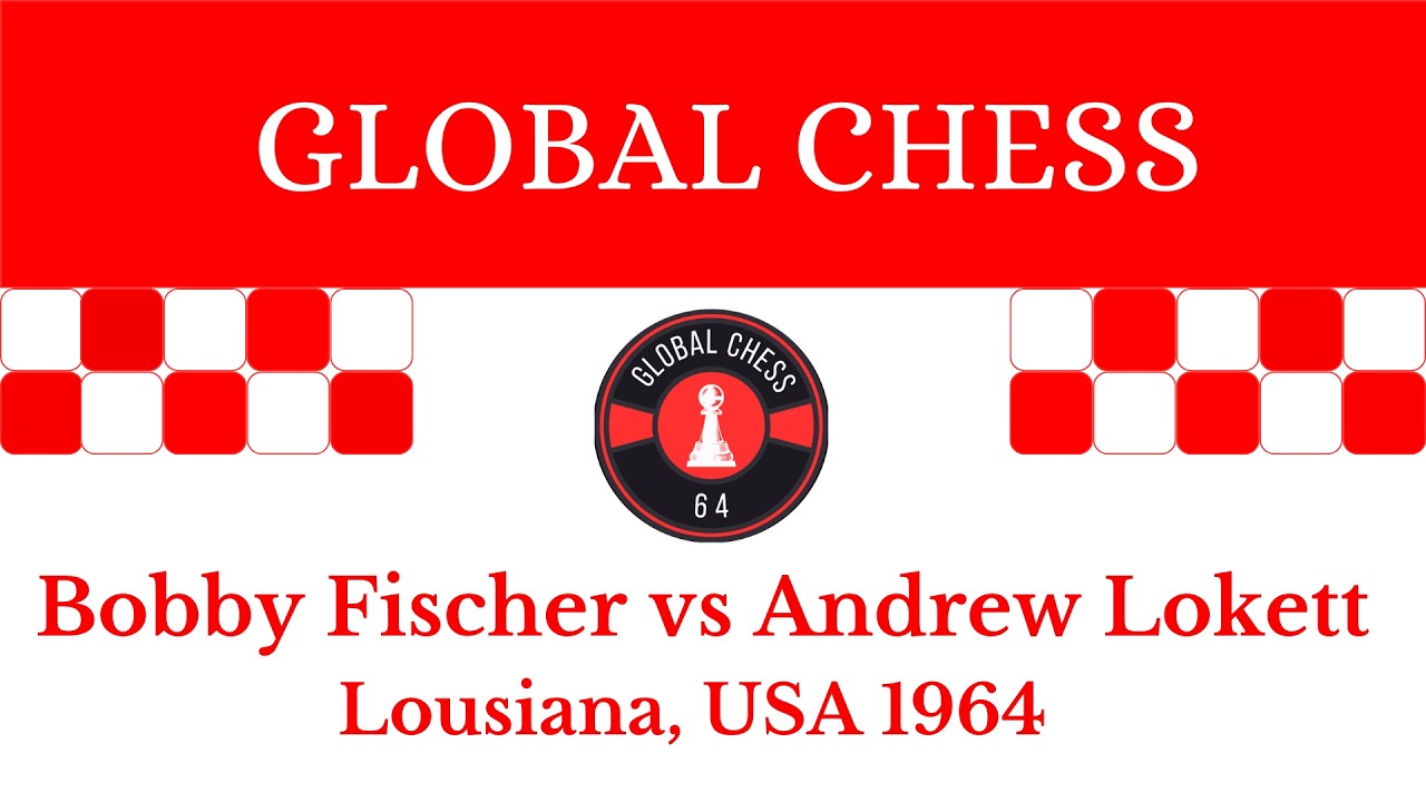 Bobby Fischer vs Andrew Lokett. Lousiana, USA 1964