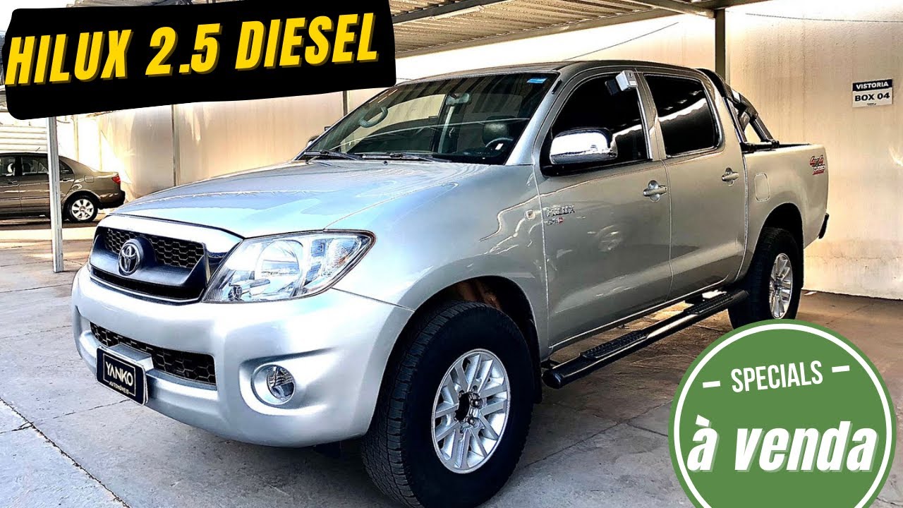 TOYOTA HILUX 2.5 4X4 TURBO DIESEL COM CAMBIO MANUAL 2011/2011 DISPONÍVEL! #hilux