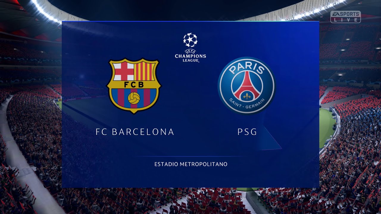 FIFA 19 | FC Barcelona vs PSG | UEFA Champions League | Final