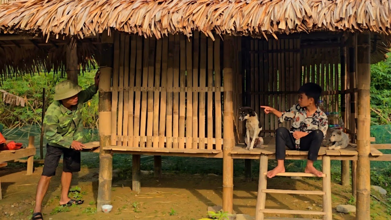 Poor Boy - Went to a local's house to buy a dog for company - Hunted fish in the wild