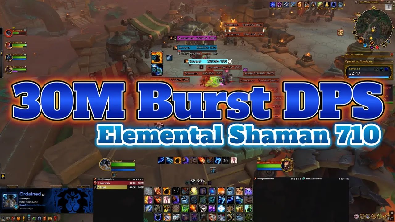 30M Burst DPS | Stormbringer Elemental Shaman | World of Warcraft: The War Within