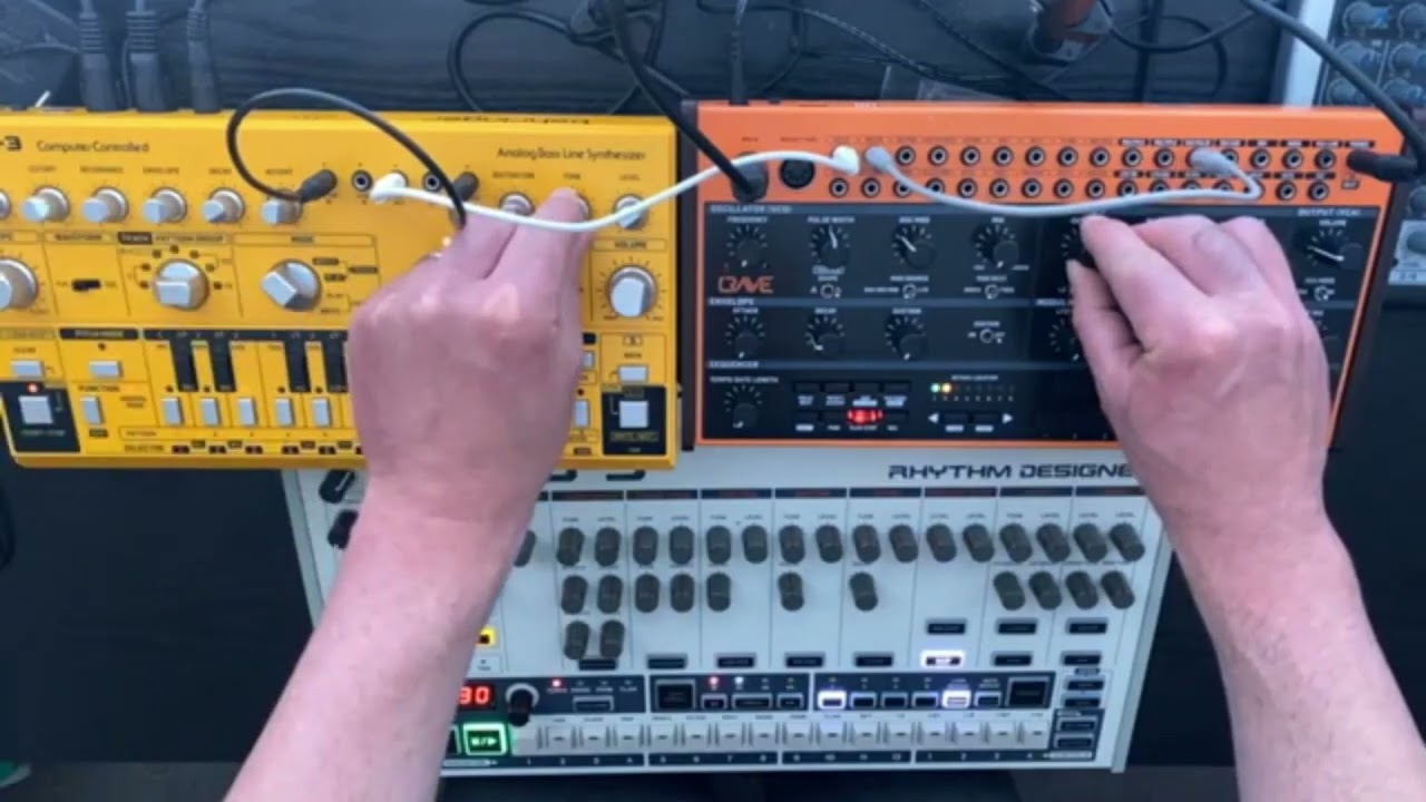 Ten Minute Acid House & Techno Jam #5 - Behringer RD-9 TD-3 and Crave Synthesizer