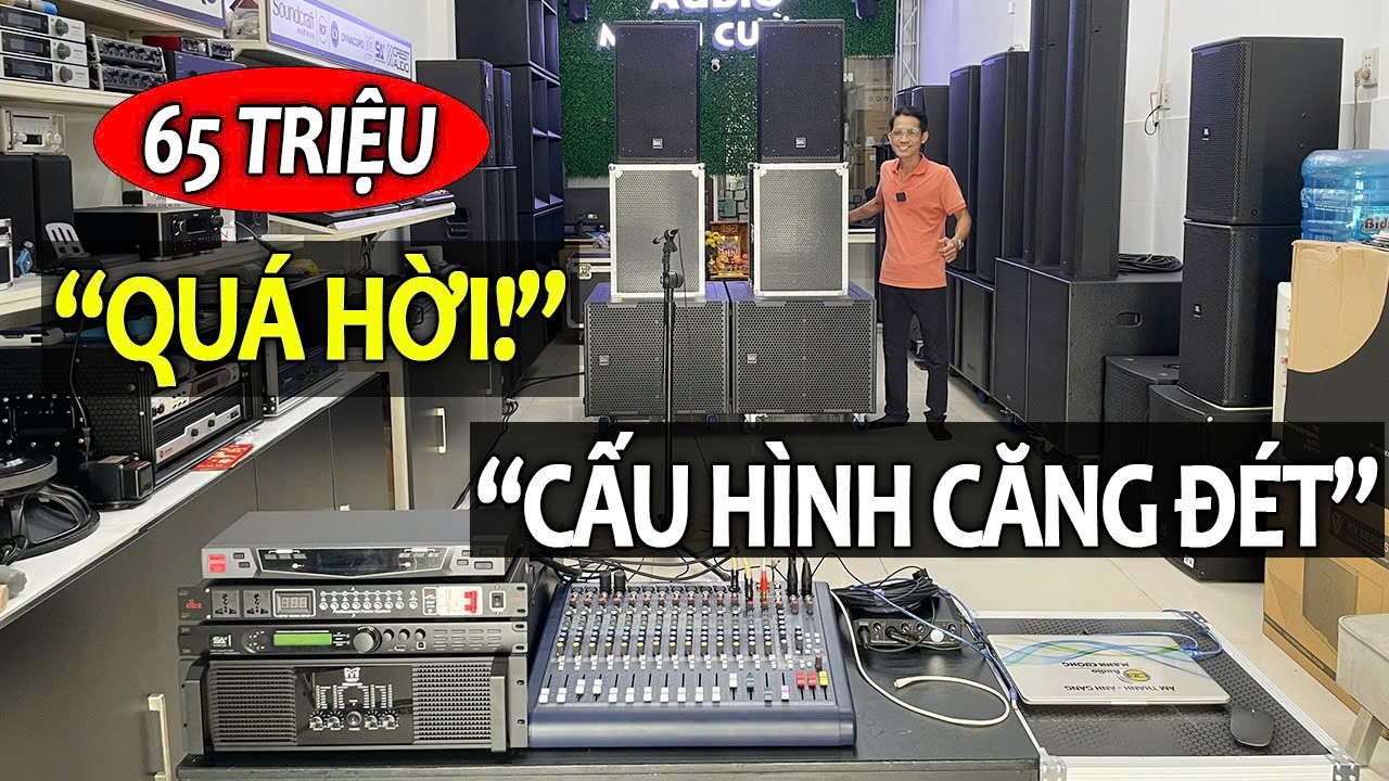 Dàn Loa Hoả Tiễn + Sub Đơn Col 125 giá 65 tr000 , Chỉnh ECHO + REV Riêng Biệt Trên Bàn Mixer 12/2
