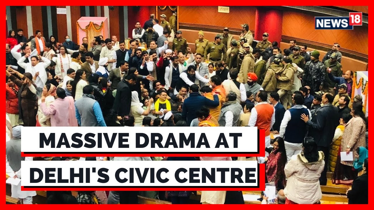 MCD Councillors Cast Votes for Standing Committee Polls; AAP Rebel Sehrawat Joins BJP | News18