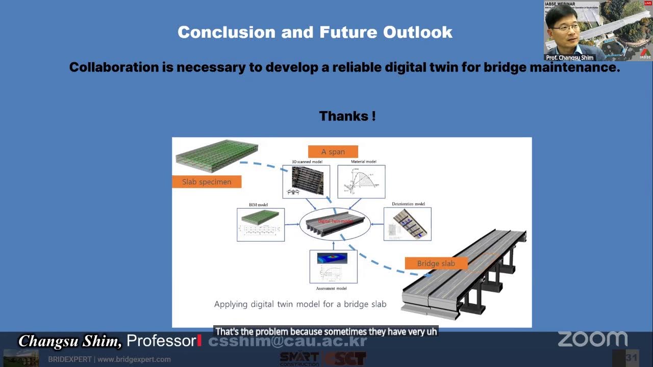 BIM FOR BRIDGE MAINTENANCE AND OPERATION IN SOUTH KOREA