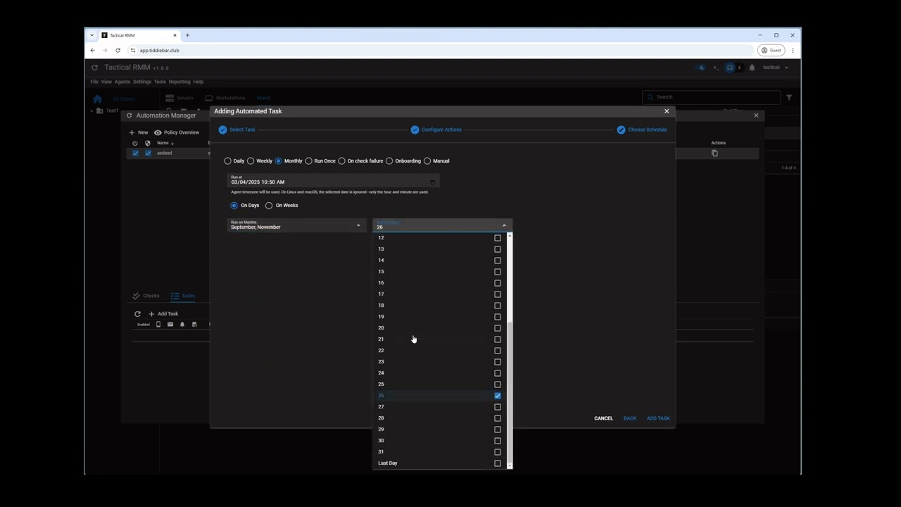 Tactical RMM v1.0.0 - Tasks for Linux/macOS